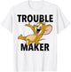 Tom and Jerry Trouble Maker Portrait T-Shirt - T-Shirt | White