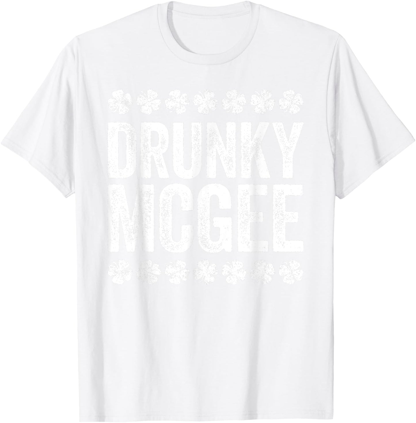 Drunky Mcgee Shirt Couple Irish Men Women St Patricks Day T-Shirt - T-Shirt | White