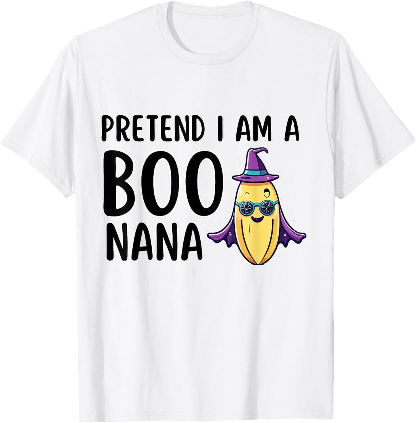 Funny Lazy Halloween Costume Boo Pretend I Am A Banana T-Shirt - T-Shirt | White