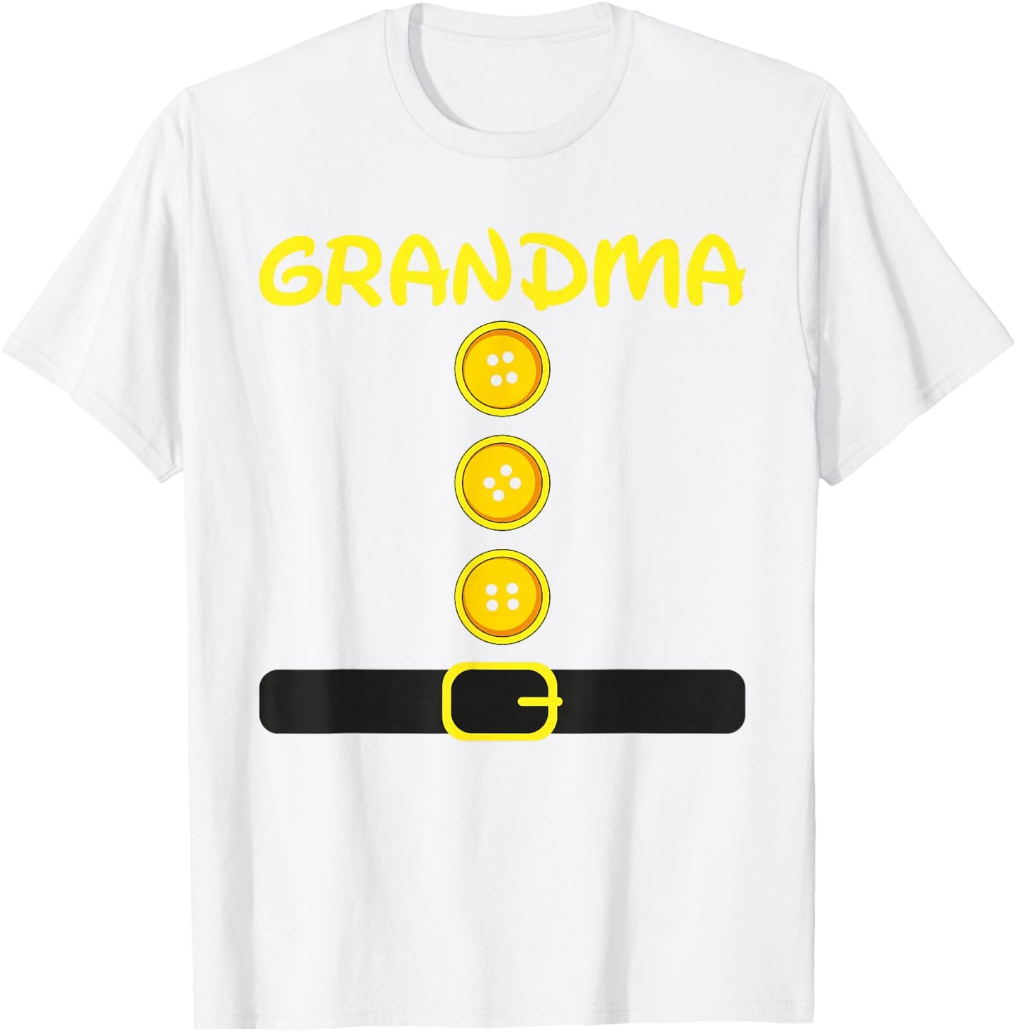 Grandma Dwarf Halloween Family Group Color Matching Costume T-Shirt - T-Shirt | White
