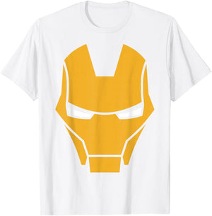 Marvel Avengers Iron Man Big Face T-Shirt - T-Shirt | White