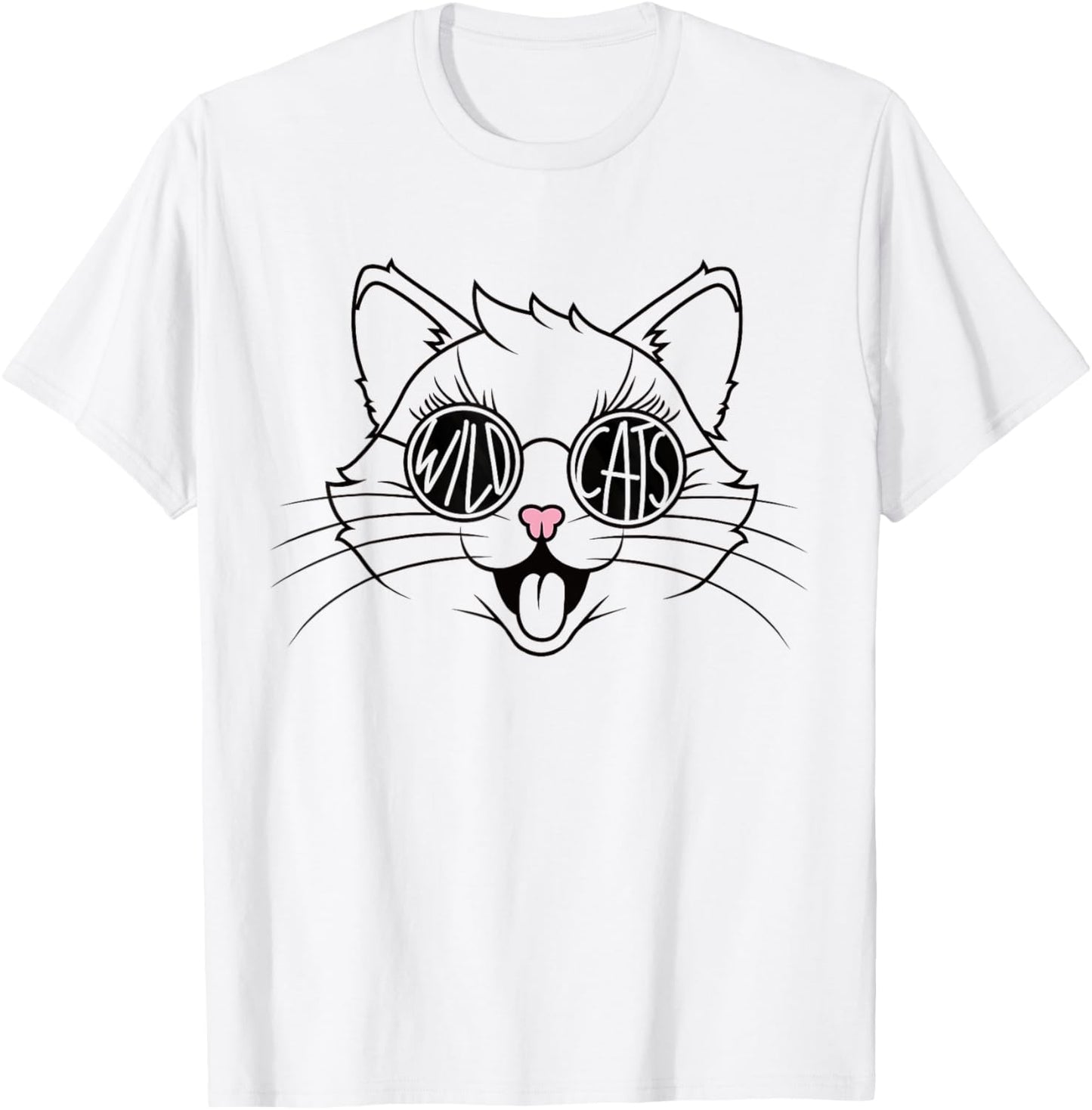 Wildcats School Sports Fan Team Spirit Back To school T-Shirt - T-Shirt | White