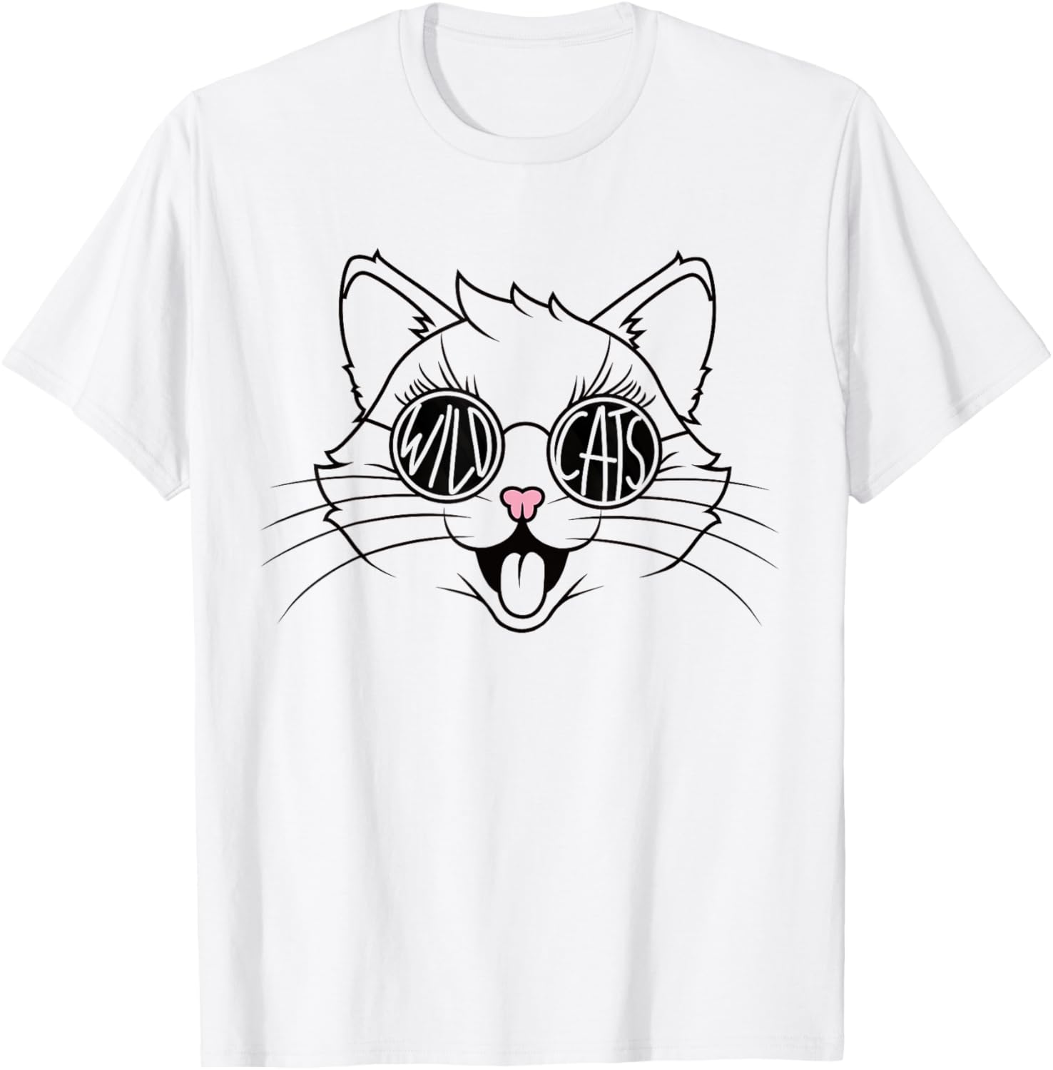 Wildcats School Sports Fan Team Spirit Back To school T-Shirt - T-Shirt | White