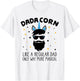 Dadacorn Gift Father's Day Daddy Beard Graphic Dad Unicorn T-Shirt - T-Shirt | White