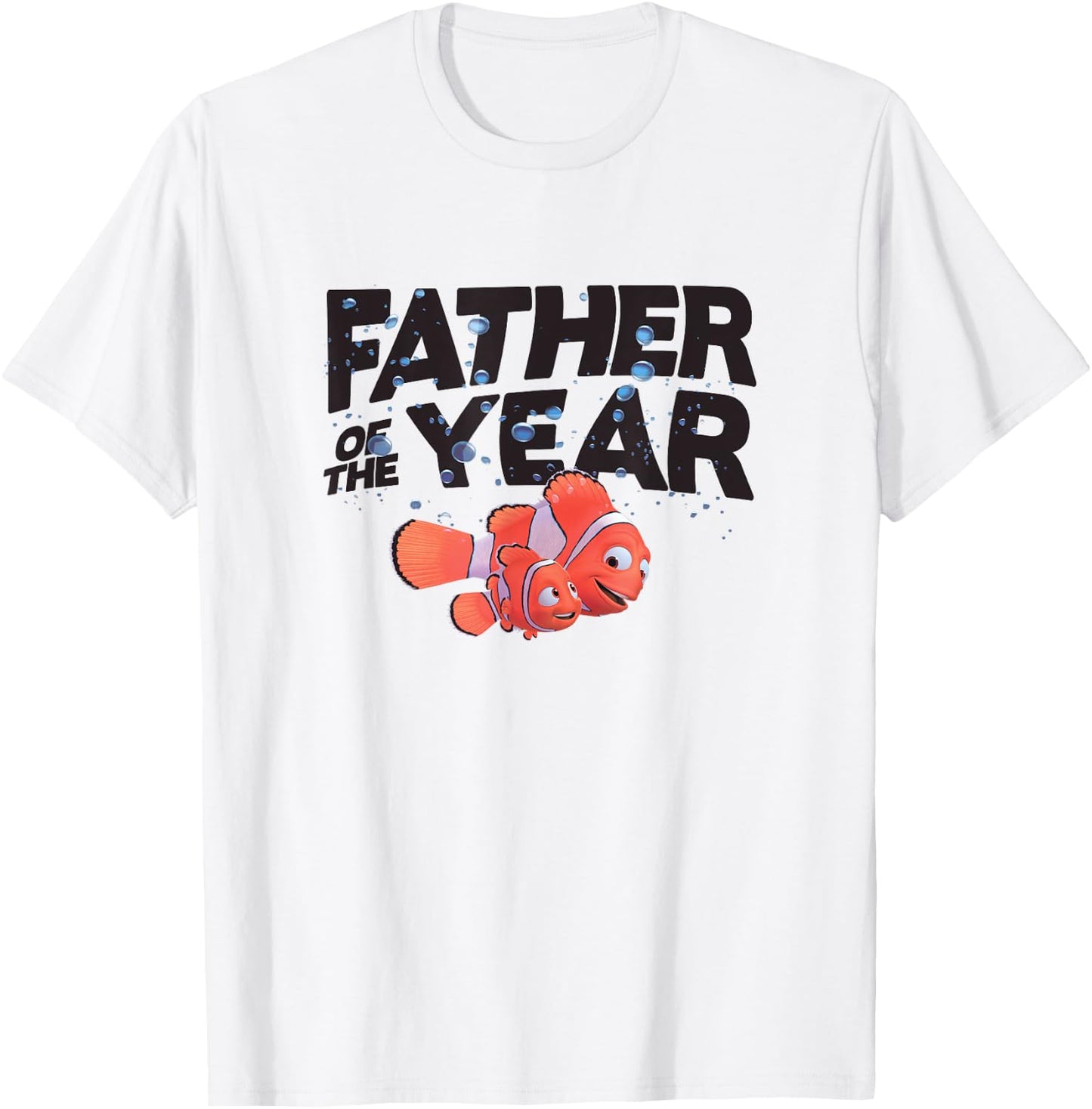 Disney Pixar Finding Nemo Father's Day Father Of The Year T-Shirt - T-Shirt | White