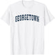 Georgetown Texas TX Vintage Sports Design Navy Design T-Shirt - T-Shirt | White