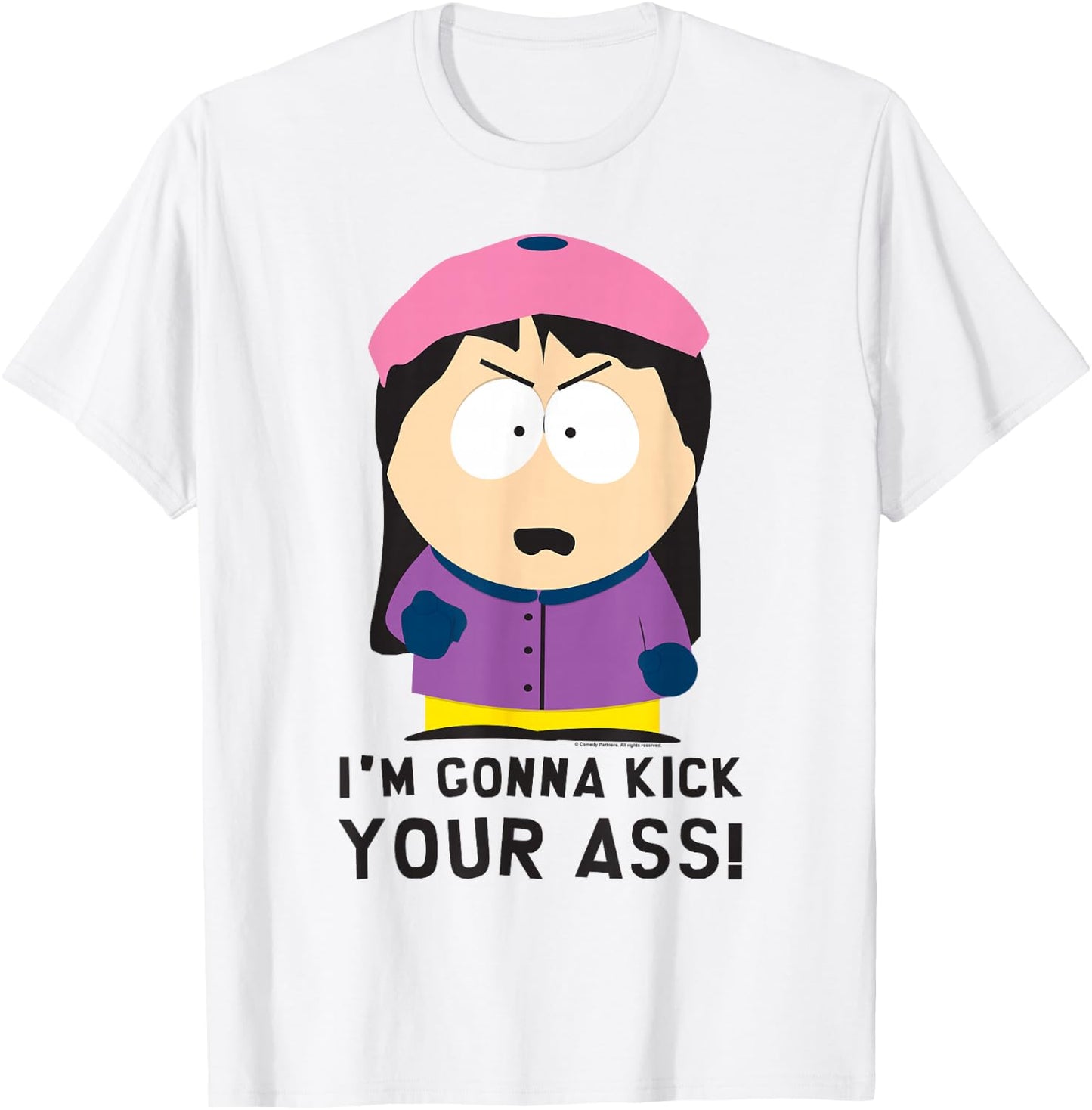 South Park Wendy I'm Gonna Kick Your Ass! T-Shirt - T-Shirt | White