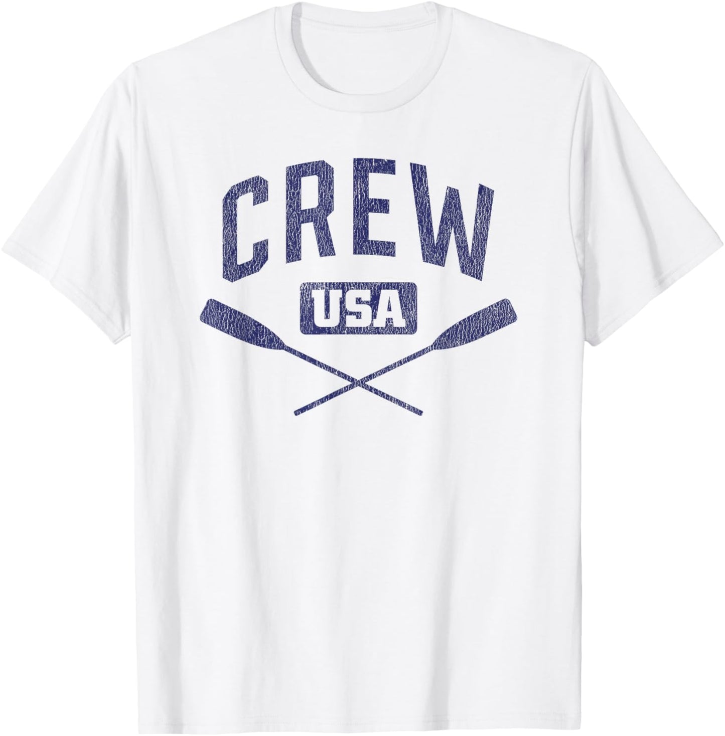 Rowing Crew USA Coxswain Sculling Row Team T-Shirt - T-Shirt | White