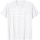 Sweet Potato Casserole Nutrition Thanksgiving Food Facts T-Shirt - T-Shirt | White