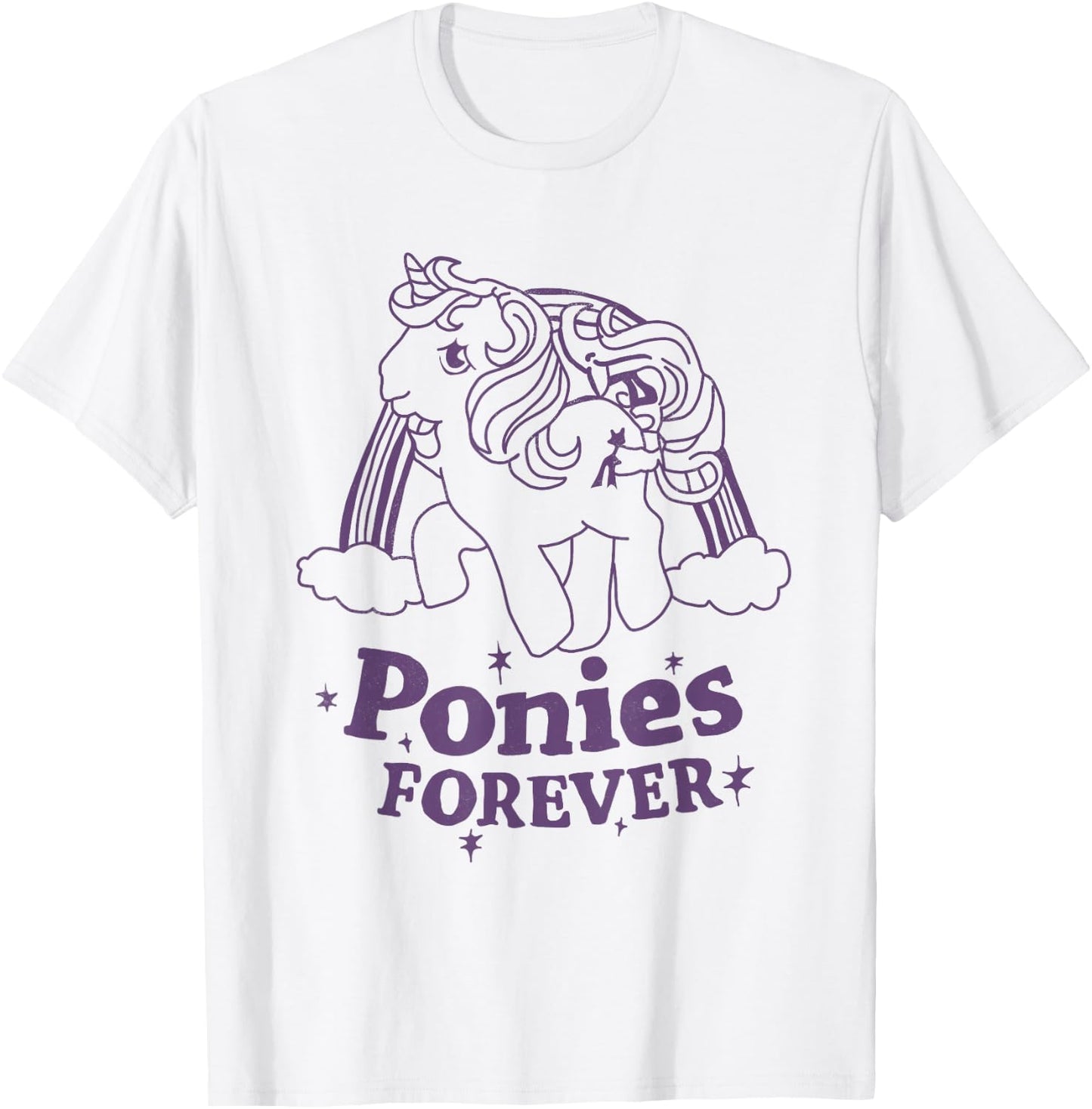 Ponies Forever Band Reference Grey T-Shirt - T-Shirt | White