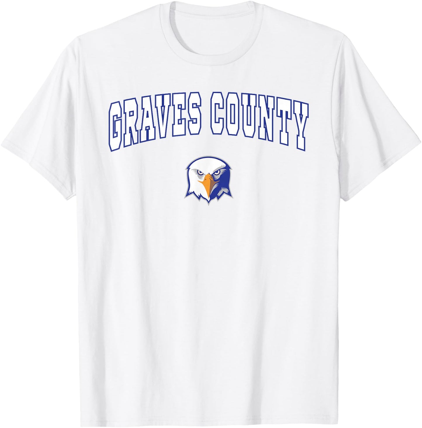 Graves County High School Eagles T-Shirt - T-Shirt | White