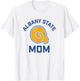 Albany State University Golden Rams Arched Mom T-Shirt - T-Shirt | White