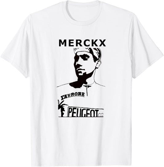 Eddy Merckx The Cannibal Jersey T-Shirt - T-Shirt | White
