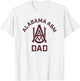 Alabama A&M University Bulldogs Arched Dad T-Shirt - T-Shirt | White