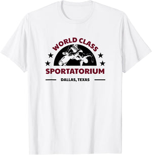 Dallas TX Texas Wrestling World Class Sportatorium T-Shirt - T-Shirt | White