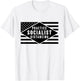 Practice Socialist Distancing - Anti-Socialism Quote T-Shirt - T-Shirt | White