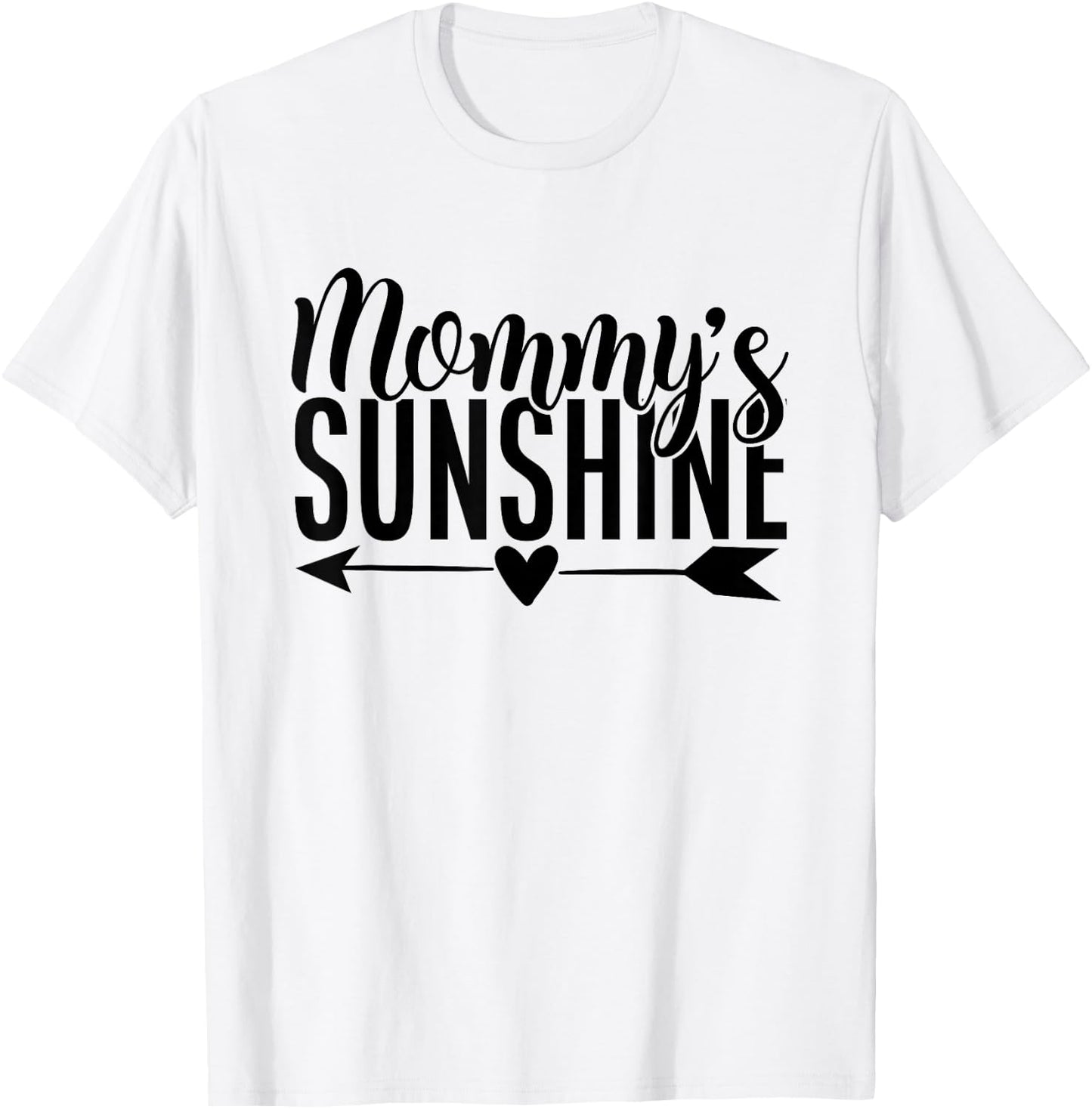 Mommy's Sunshine Cute Mother's Day Family Baby T-Shirt - T-Shirt | White