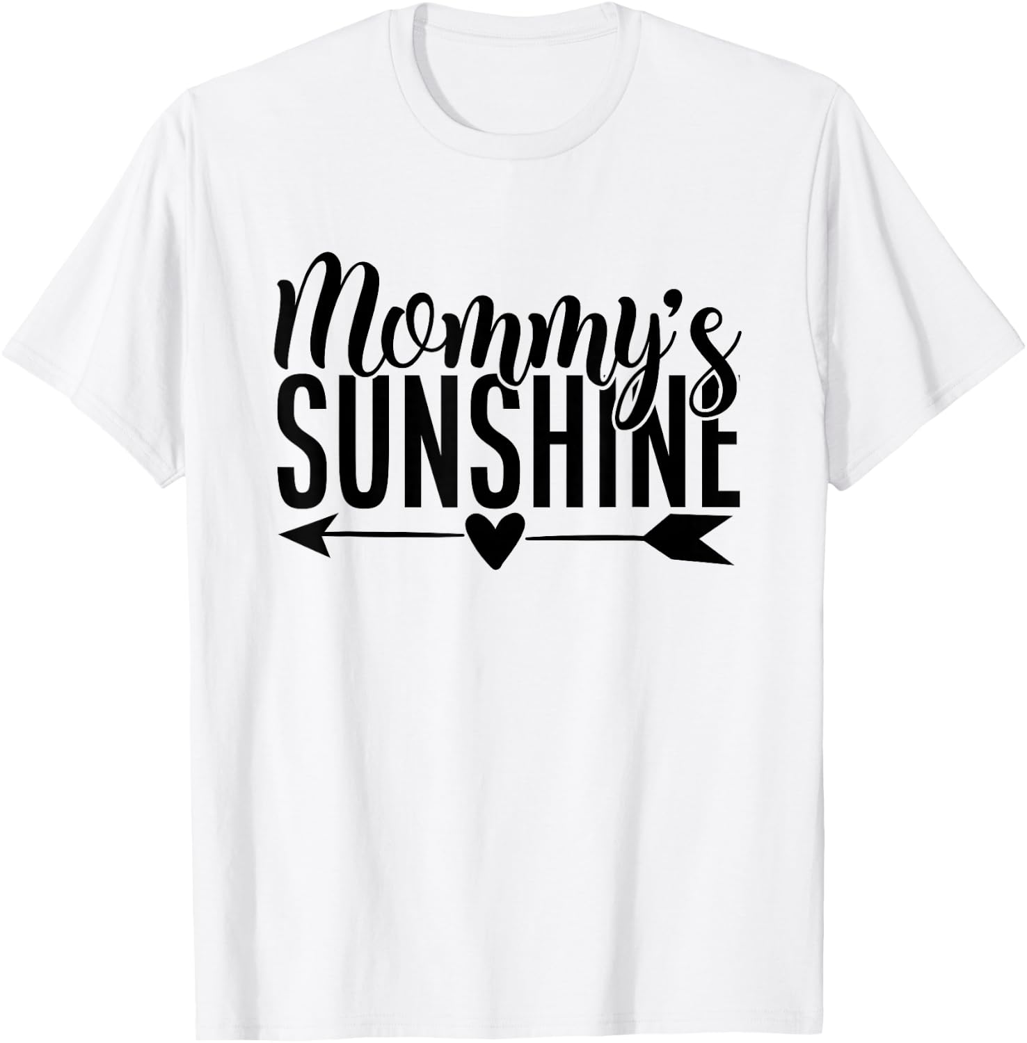 Mommy's Sunshine Cute Mother's Day Family Baby T-Shirt - T-Shirt | White