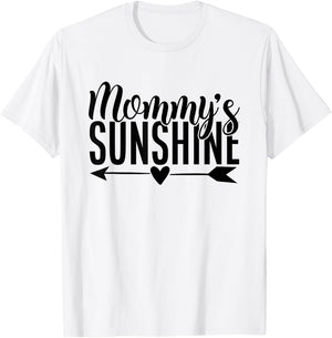 Mommy's Sunshine Cute Mother's Day Family Baby T-Shirt - T-Shirt | White