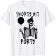 Funny Shorty Hit Forty Turning 40th Birthday Hello Forties T-Shirt - T-Shirt | White