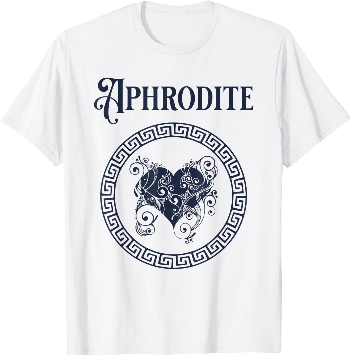 Aphrodite Symbol Greek Goddess T-Shirt - T-Shirt | White
