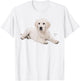 White Labrador Retriever Shirt Yellow Love Lab Mom Dog Dad T-Shirt - T-Shirt | White