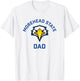 Morehead State University Eagles Arched Dad T-Shirt - T-Shirt | White