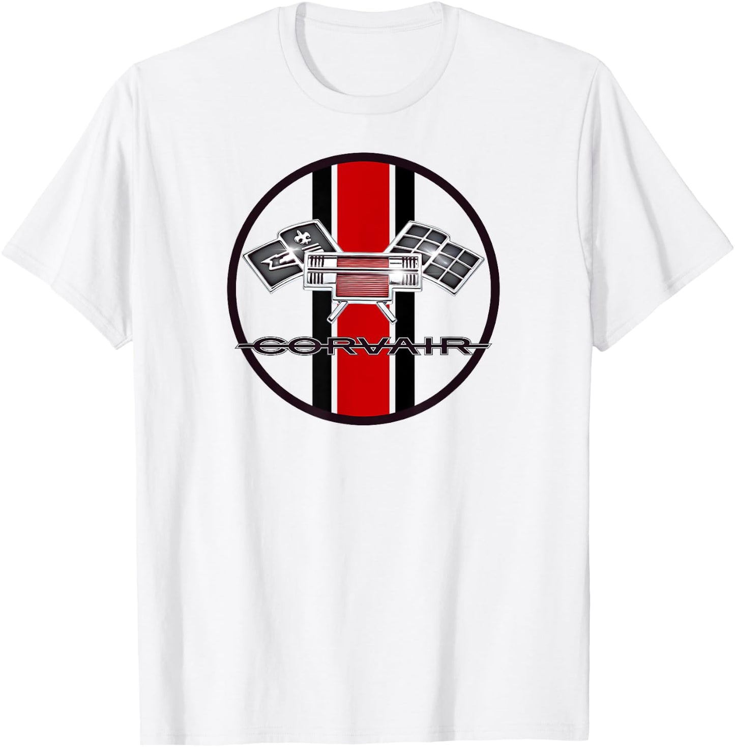 Corvair High Performance Flags 1961, 1962, 1963, 1964 T-Shirt - T-Shirt | White