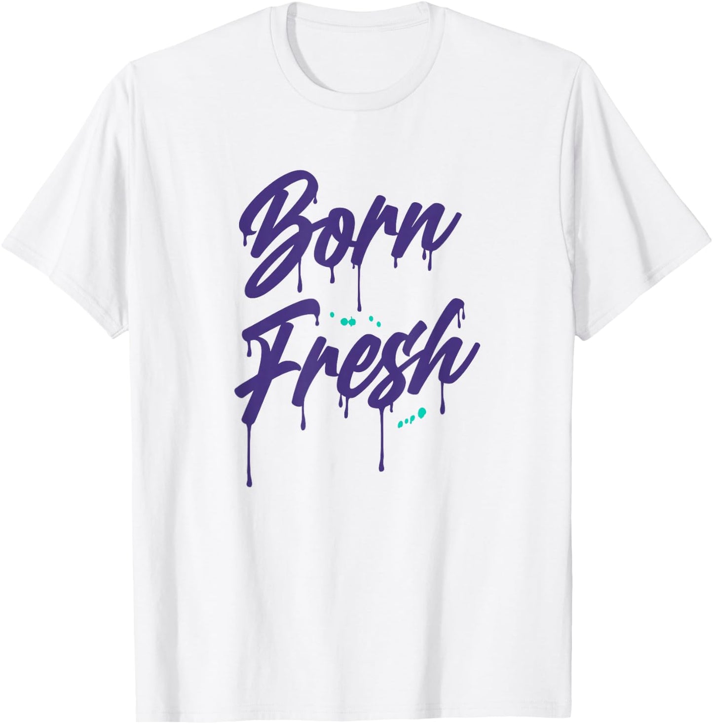 Made to Match Purple Grape 5s T-Shirt - T-Shirt | White