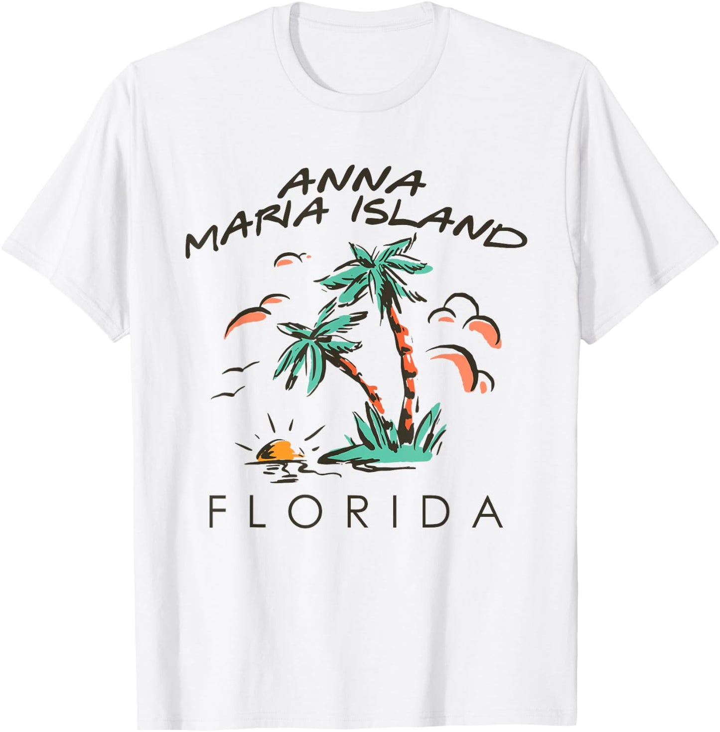 Anna Maria Island USA Souvenir, Anna Maria Island Florida T-Shirt - T-Shirt | White