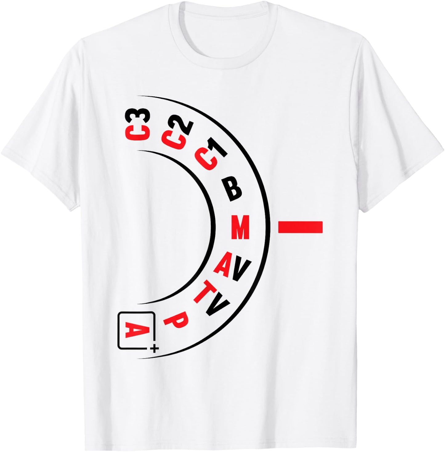 Funny Photographer Camera Lens Photography Photo Gift T-Shirt - T-Shirt | White