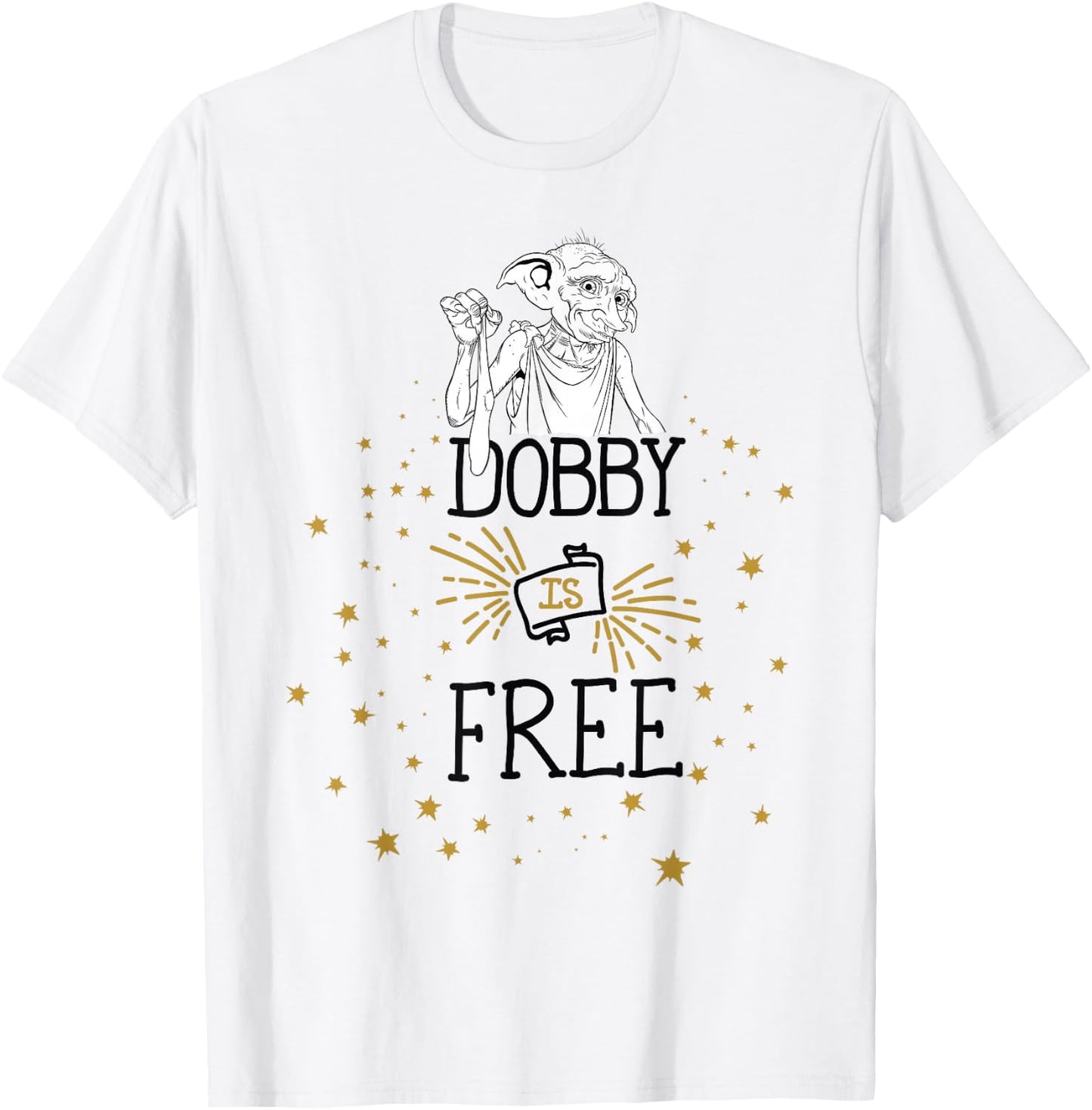 Harry Potter Dobby is Free T-Shirt - T-Shirt | White