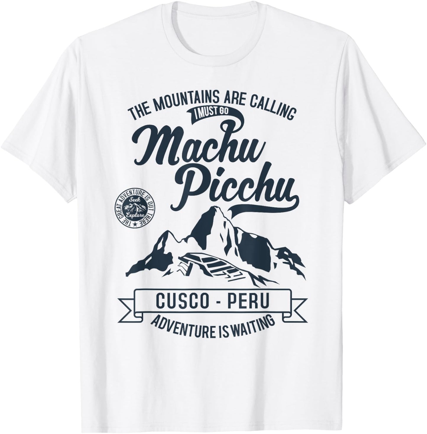 Peru Cusco Machu Picchu - Llama Jersey Souvenir T-Shirt - T-Shirt | White