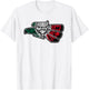 Hecho En Mexico Aztec Calendar Mexican Eagle T-Shirt - T-Shirt | White