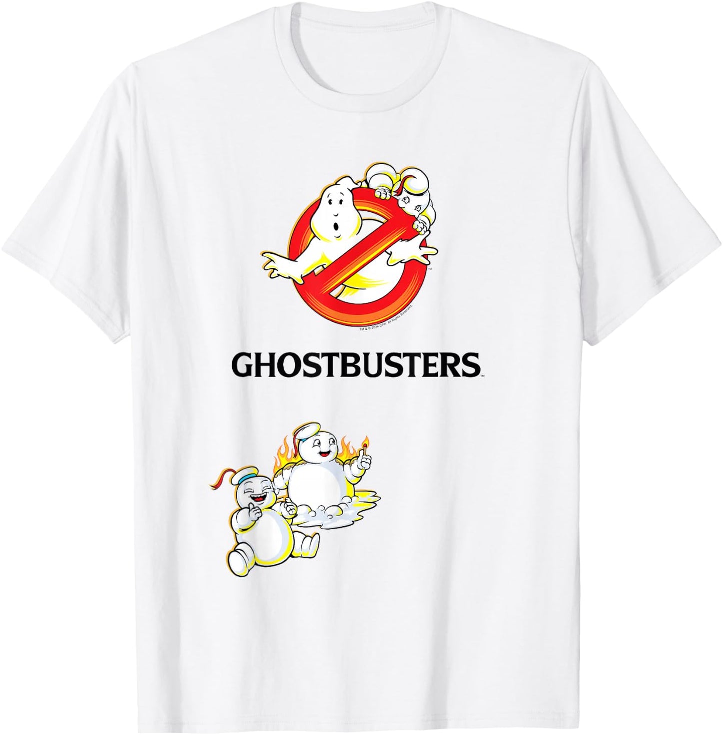 Ghostbusters: Frozen Empire No Ghost Stay Puft Takeover T-Shirt - T-Shirt | White