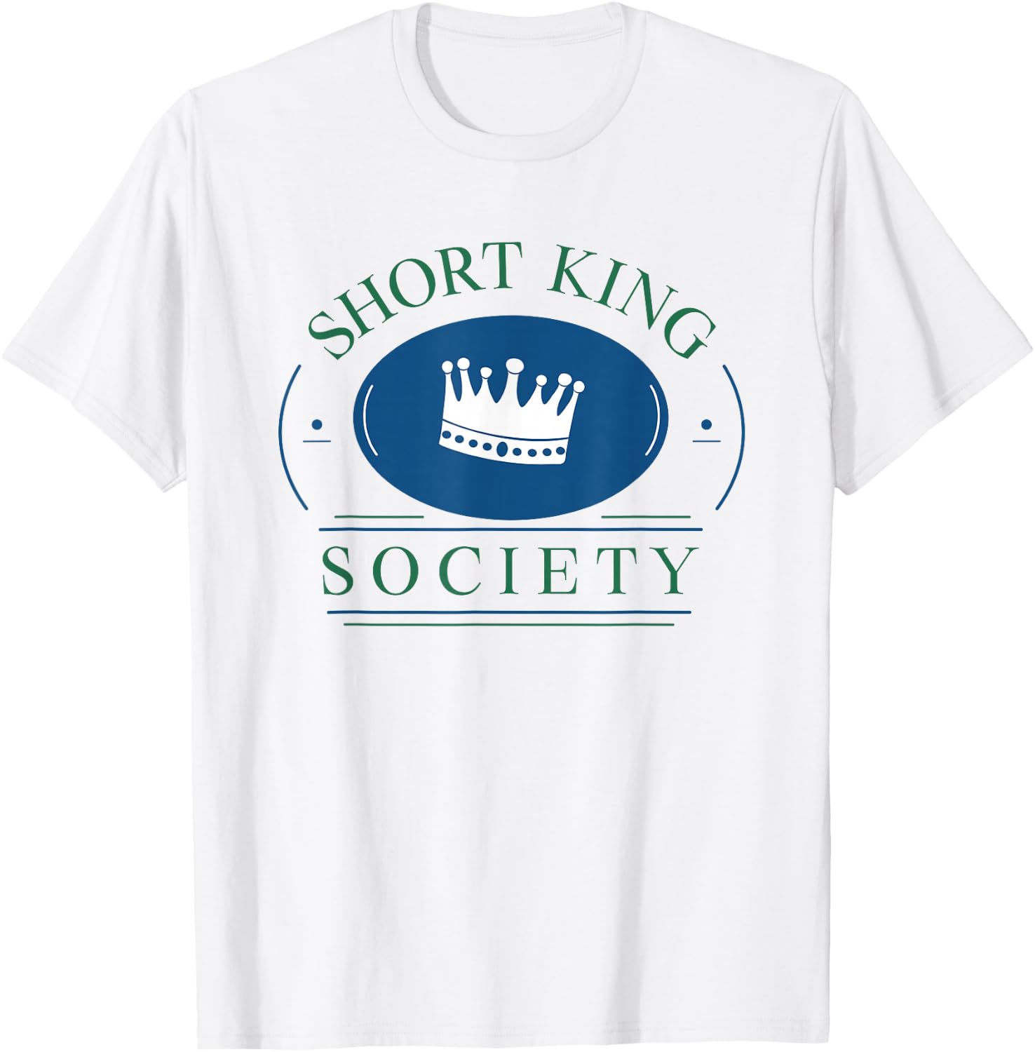 Short King Society T-Shirt - T-Shirt | White