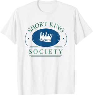 Short King Society T-Shirt - T-Shirt | White