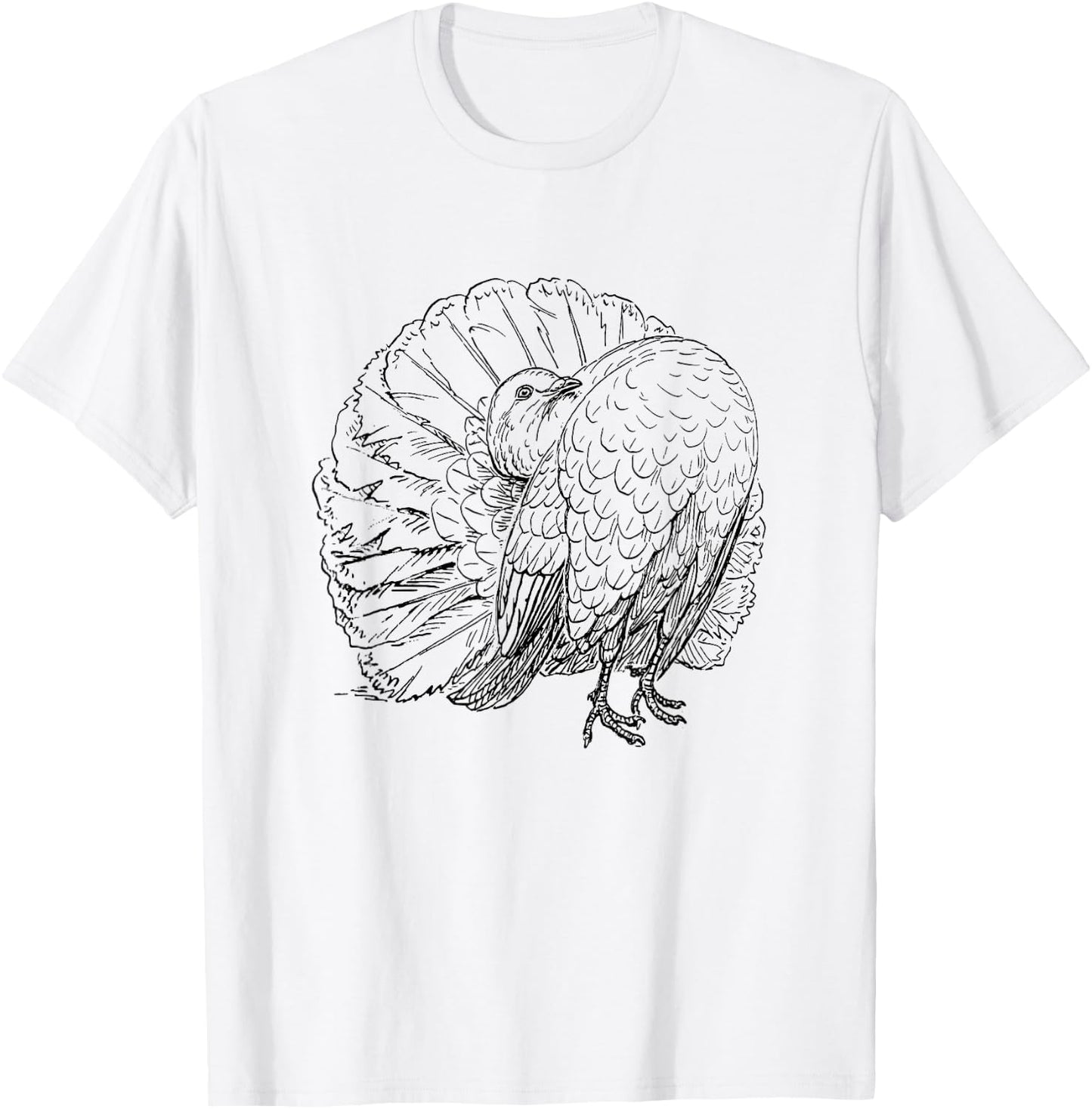 Fantail Pigeon Bird Ornithologist T-Shirt - T-Shirt | White