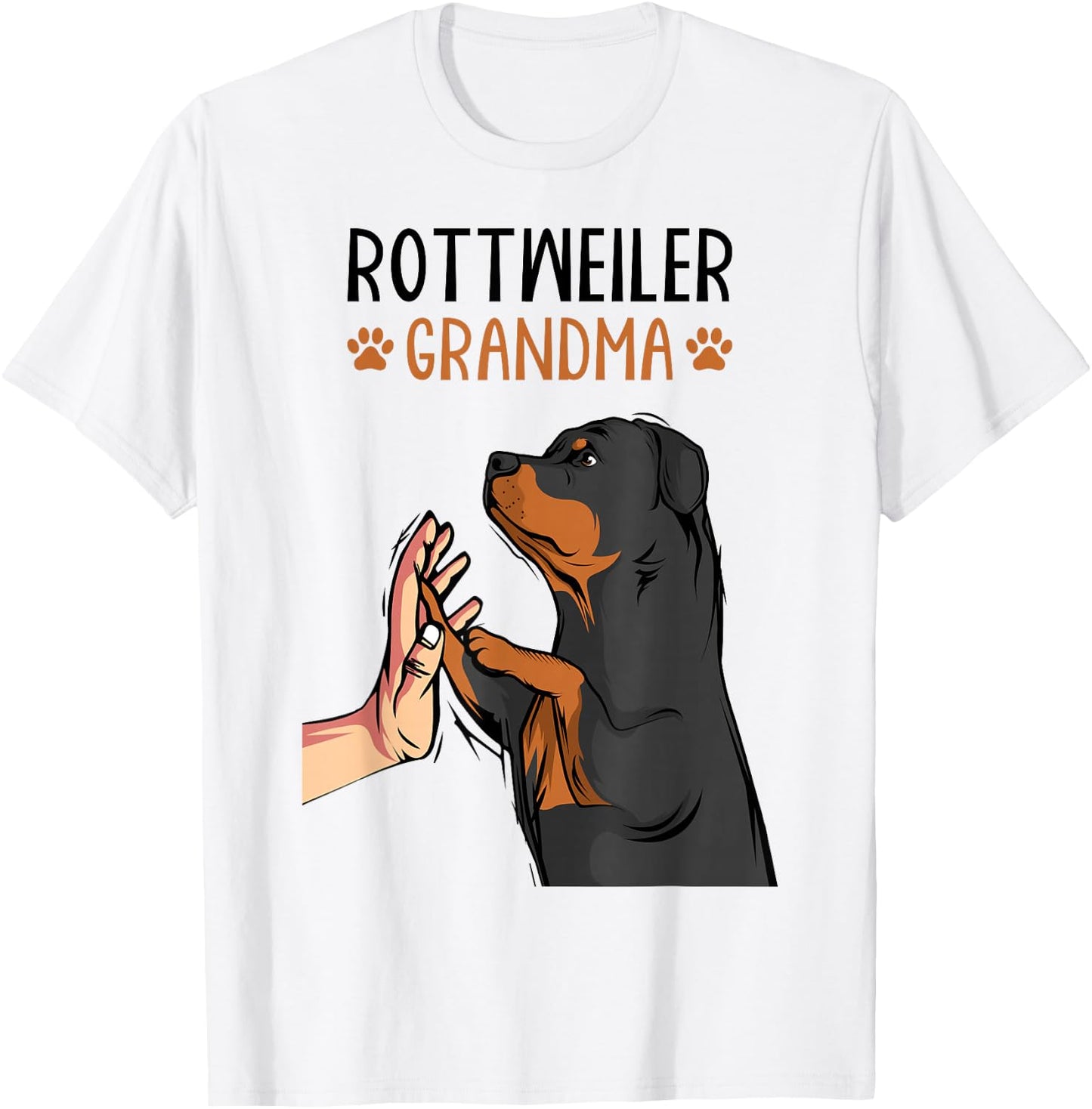 Rottweiler Grandma Rottie Dog Mom Funny Mother´s Day T-Shirt - T-Shirt | White