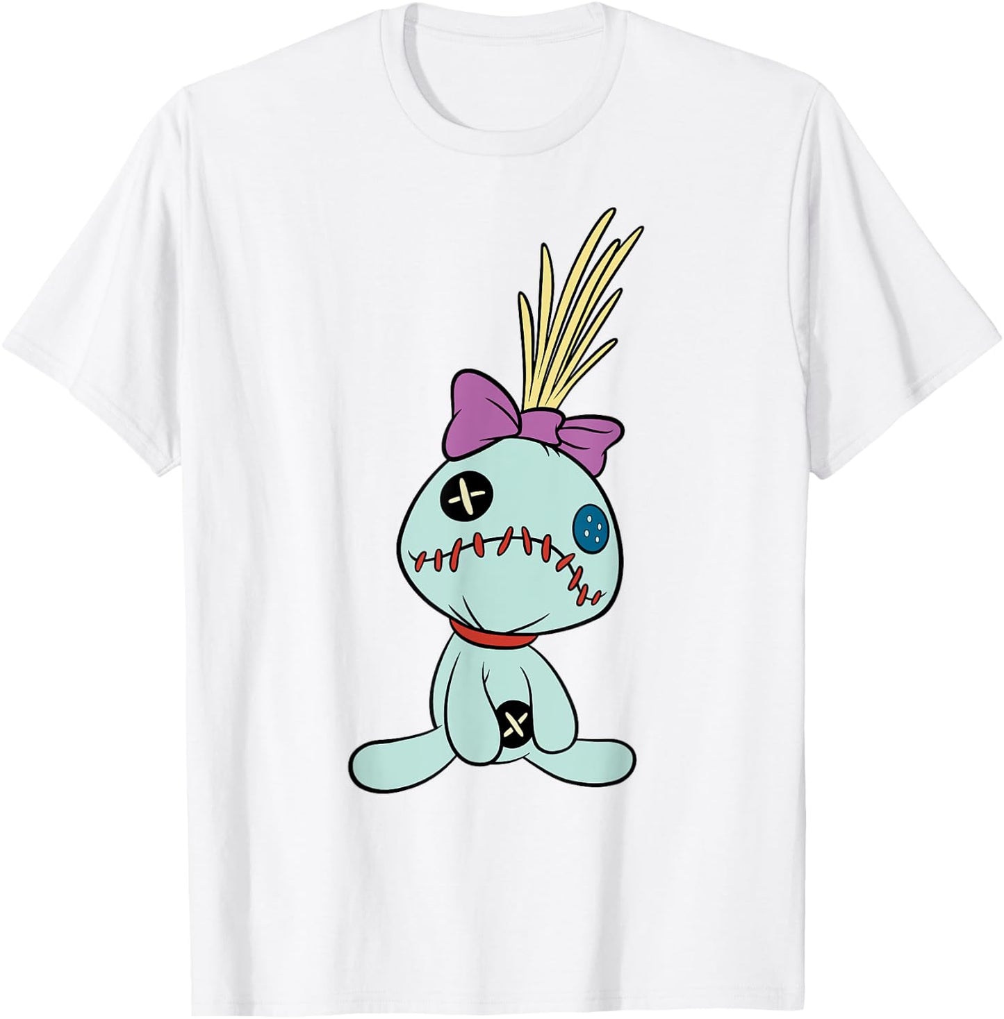Disney Lilo & Stitch Cute Scrump Doll Big Chest Portrait T-Shirt - T-Shirt | White