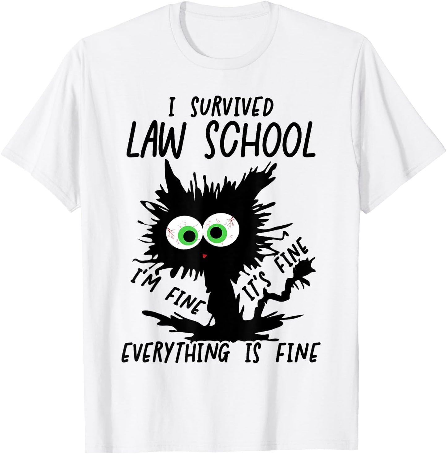 I Survived Law School Graduation 2025 2026 T-Shirt - T-Shirt | White