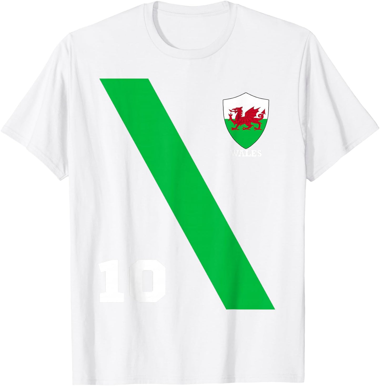 Wales Soccer Football 2020 European Tournament Fan T-Shirt - T-Shirt | White