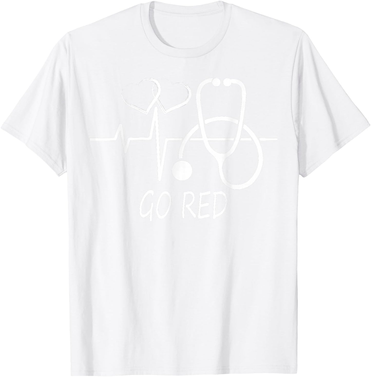 2026 February Heart Health Month American Heart Health T-Shirt - T-Shirt | White