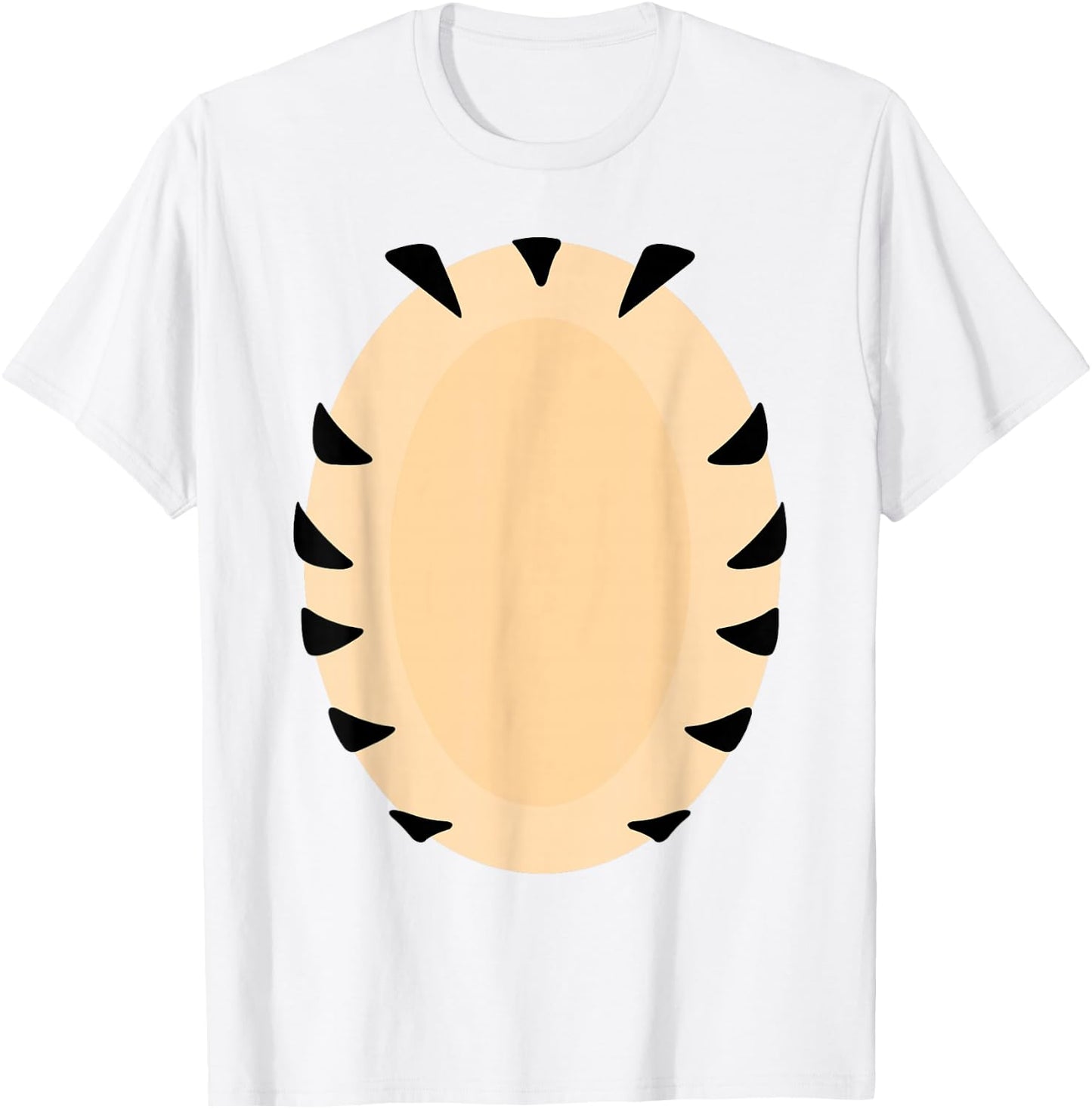 Tiger Costume Men Orange Adult DIY T-Shirt - T-Shirt | White