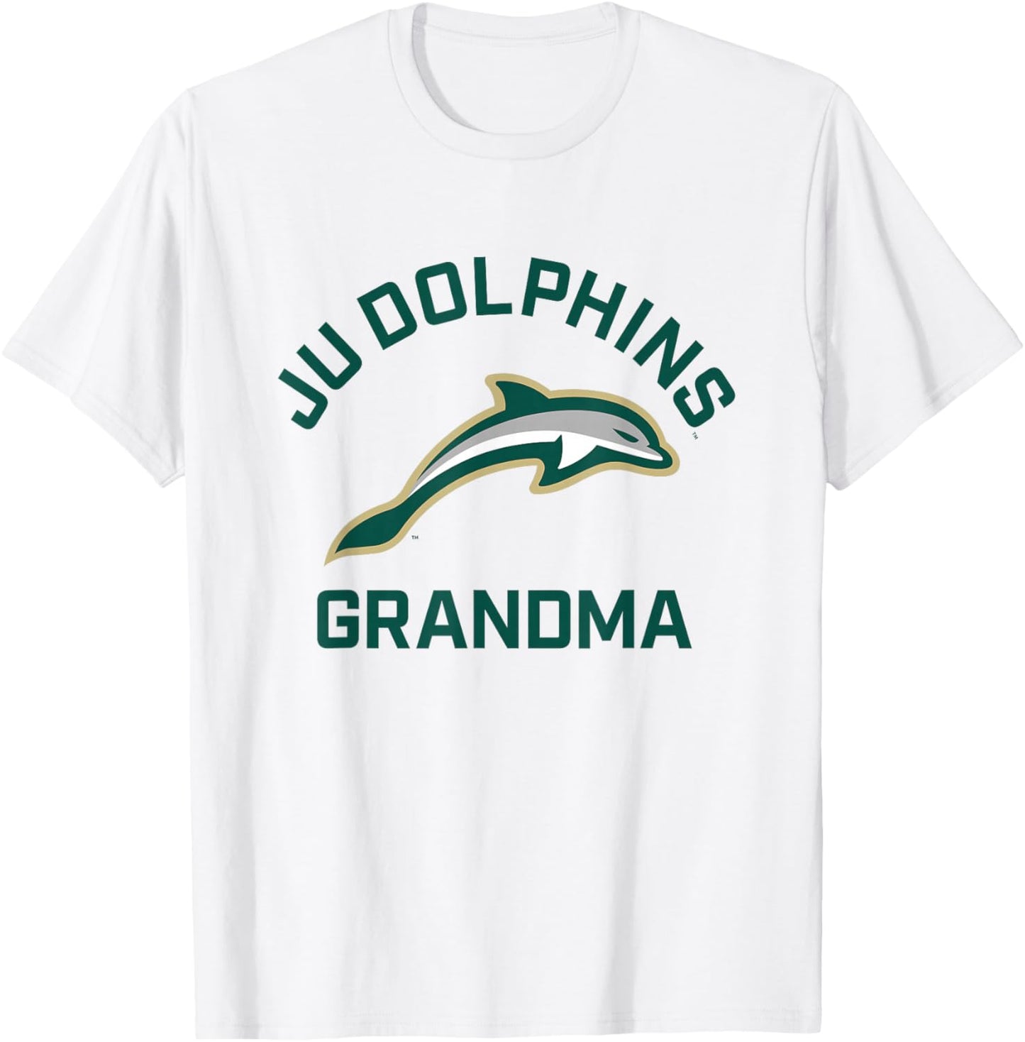 Jacksonville University Dolphins Arched Grandma T-Shirt - T-Shirt | White
