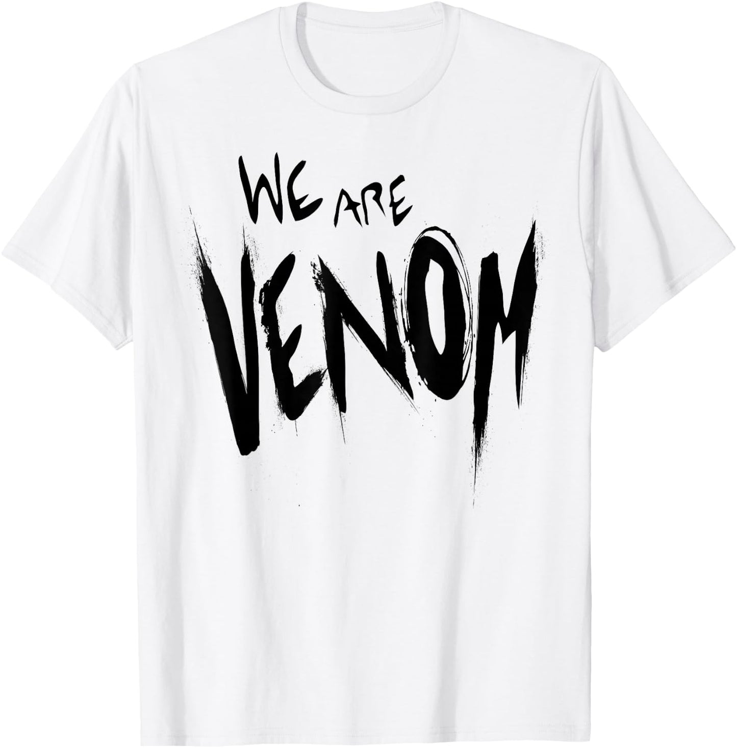 Marvel We Are Venom Large Text T-Shirt - T-Shirt | White