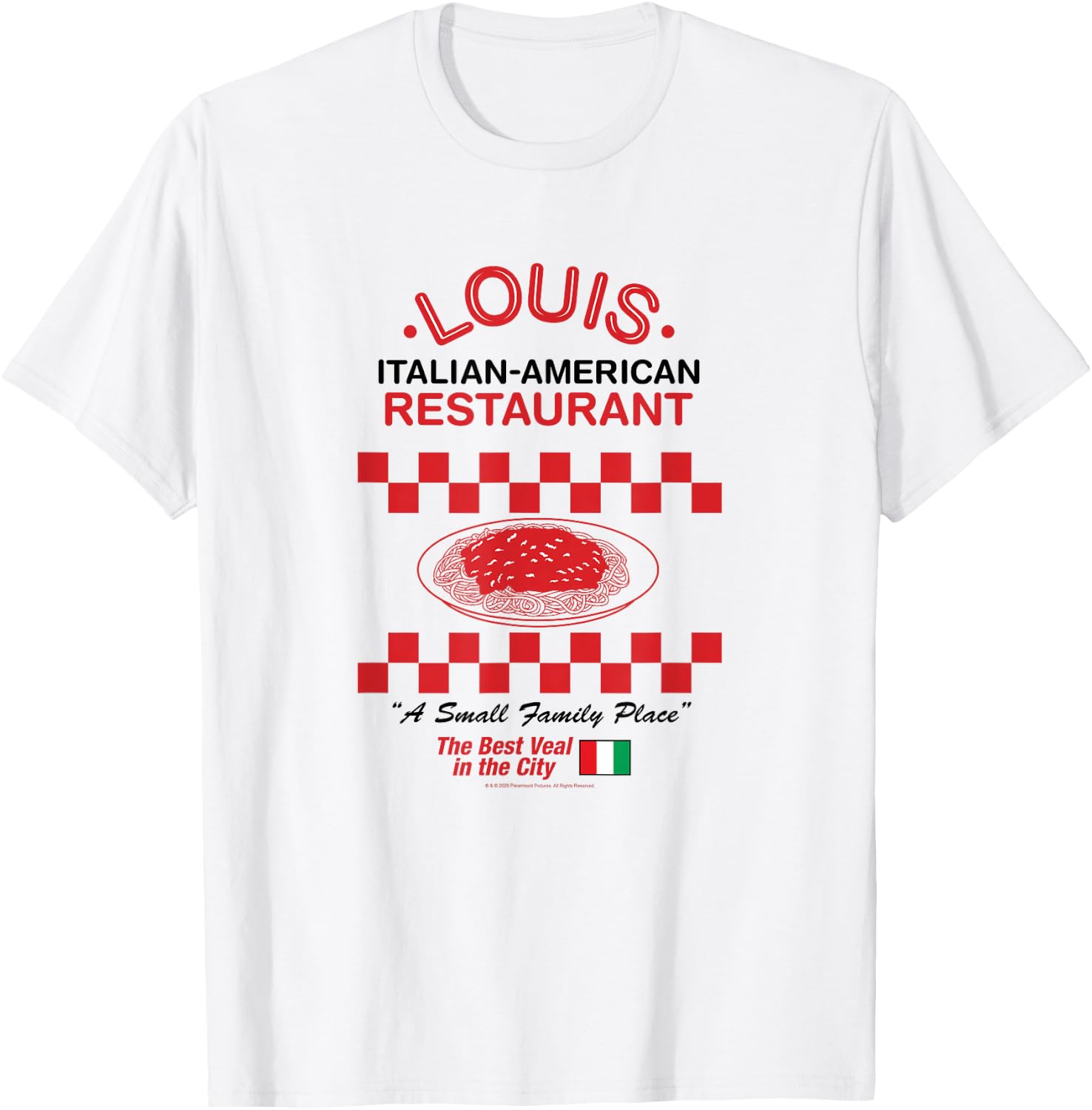 The Godfather Louis Italian-American Restaurant Small T-Shirt - T-Shirt | White