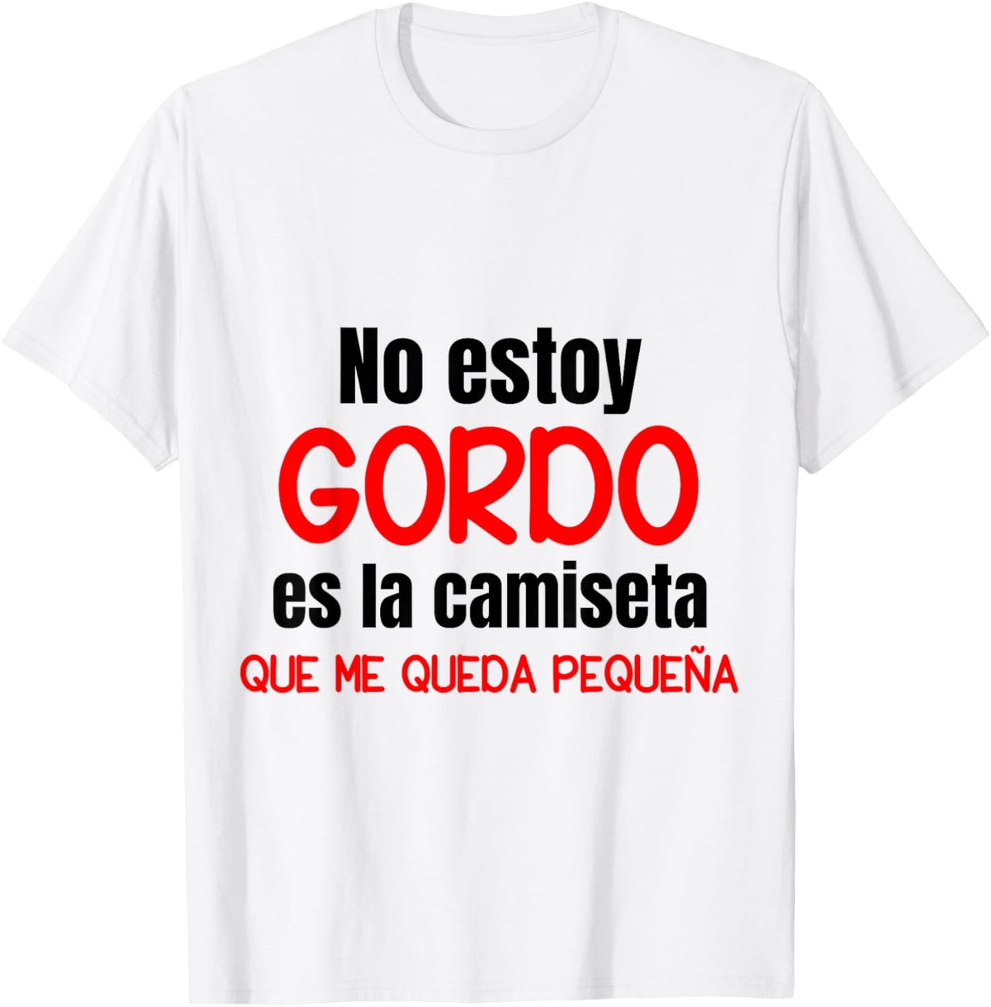 Regalo Divertido Hombre No Estoy Gordo T-Shirt - T-Shirt | White