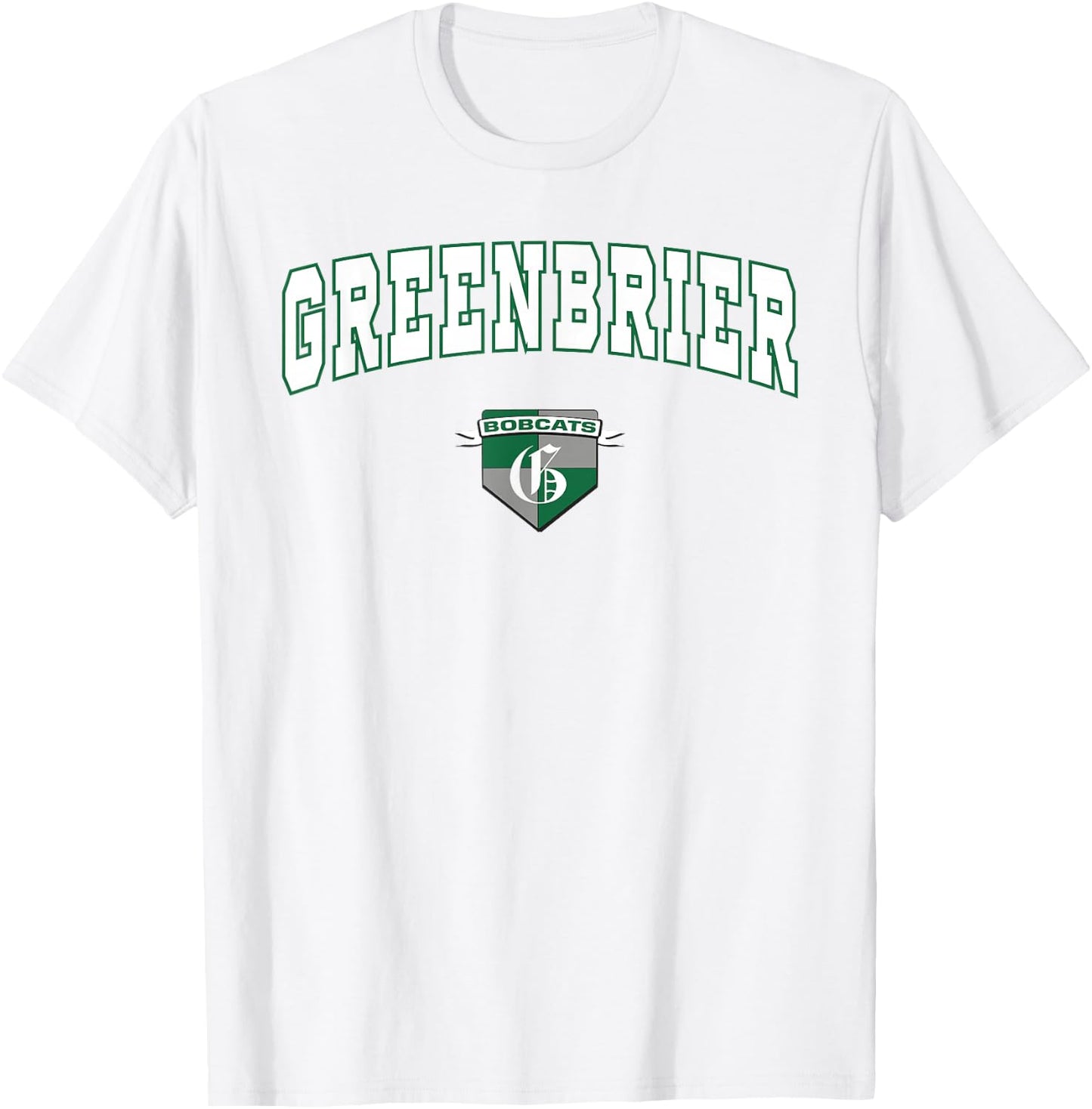 Greenbrier High School Bobcats T-Shirt - T-Shirt | White