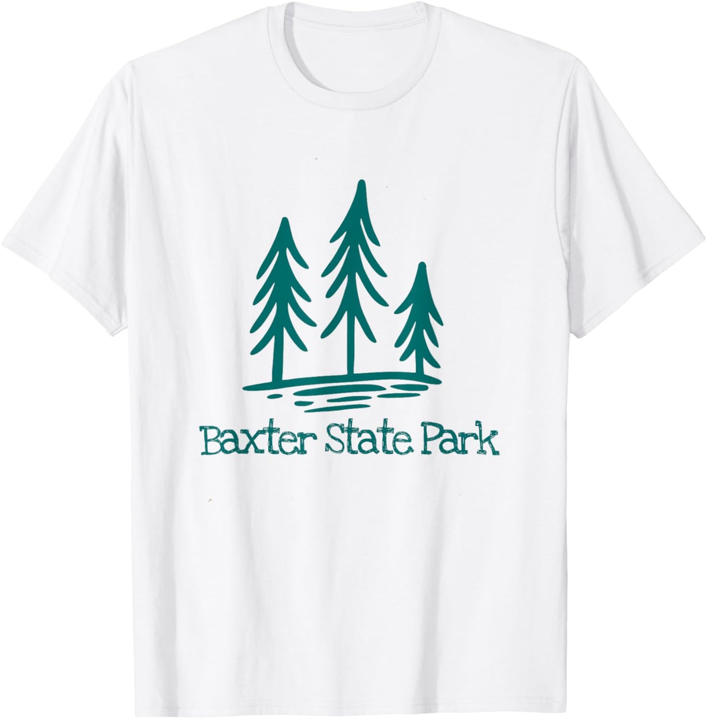 Baxter State Park Maine Hiking Camping Rustic Forest Woods T-Shirt - T-Shirt | White